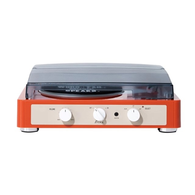 Gadhouse Brad Retro MK II Tangerine Bluetooth Turntable - 4