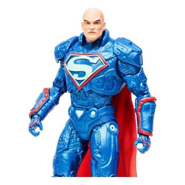 Lex Luthor In Blue Power Suit With Cape Action Figure DC Multiverse - 3