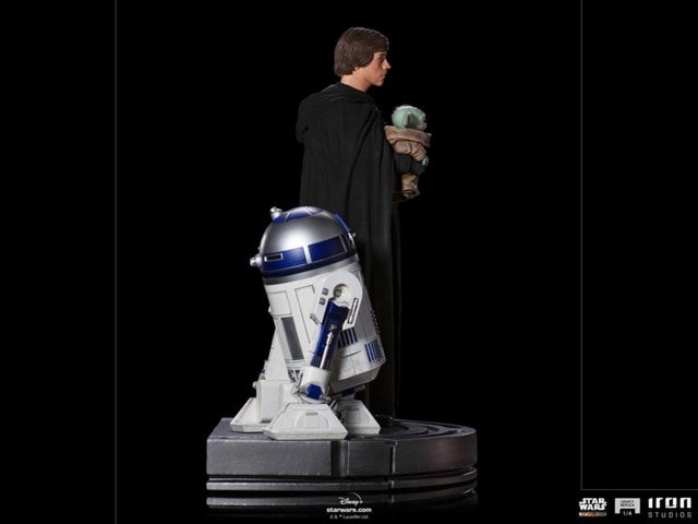 Luke Skywalker R2-D2 And Grogu Legacy Replica Mandalorian Iron Studios Figurine - 4