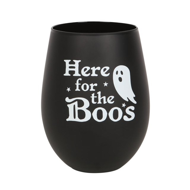 Here For The Boos Stemless Glass - 1