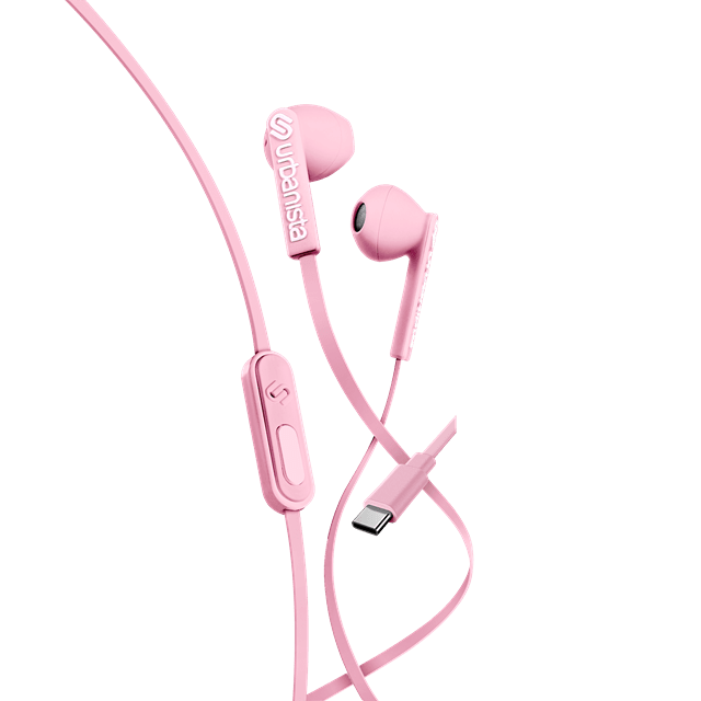 Urbanista San Francisco Blossom Pink USB-C Connector Earphones - 1