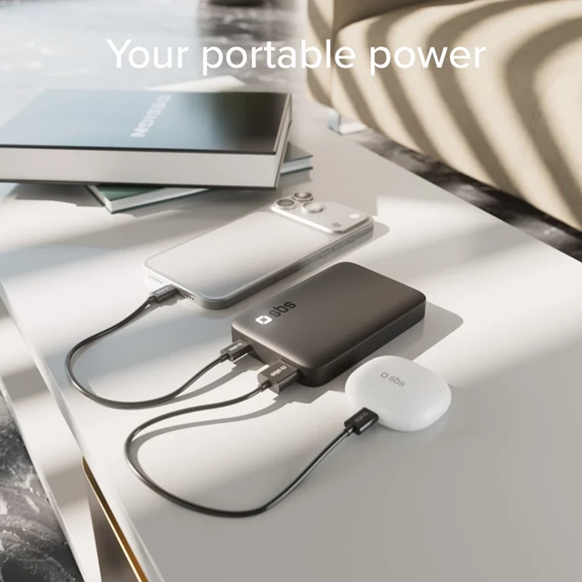 SBS Compact High Density 10,000mAh High-Density Power Bank - 10