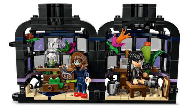 Black Dahlia Flower Wednesday LEGO - 8