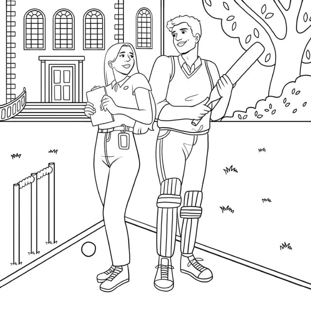The Sports Romance Colouring Book - 6
