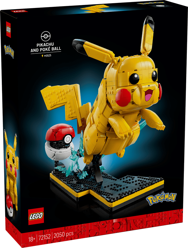 Pikachu and Poke Ball Pokemon LEGO - 8