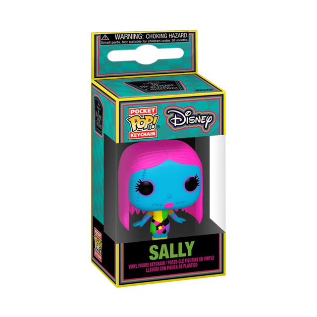 Blacklight Sally Nightmare Before Christmas Pop Vinyl Keychain - 2