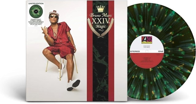 24K Magic - Limited Edition Translucent Forest Green with Opaque Spring Green and Custard Splatter V - 1