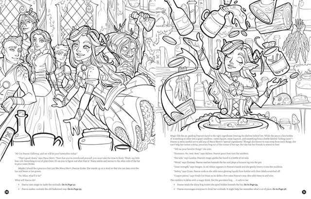 Fearne Calloway's Fey Fantasy: A Colouring Adventure Colouring Book - 8