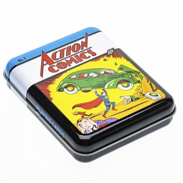 Action Comics Retro Tin Box Playing Cards - 1