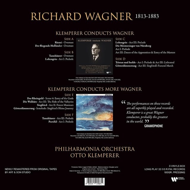 Klemperer Conducts Wagner - 1