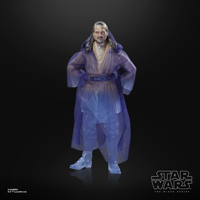 Qui-Gon Jinn Force Spirit Obi-Wan Kenobi Star Wars Black Series Action Figure - 3