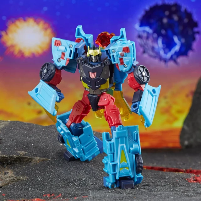 Transformers Legacy United Deluxe Class Cybertron Universe Hot Shot Hasbro Action Figure - 3