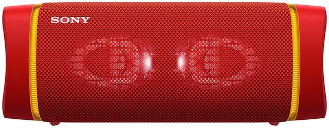 red sony speaker