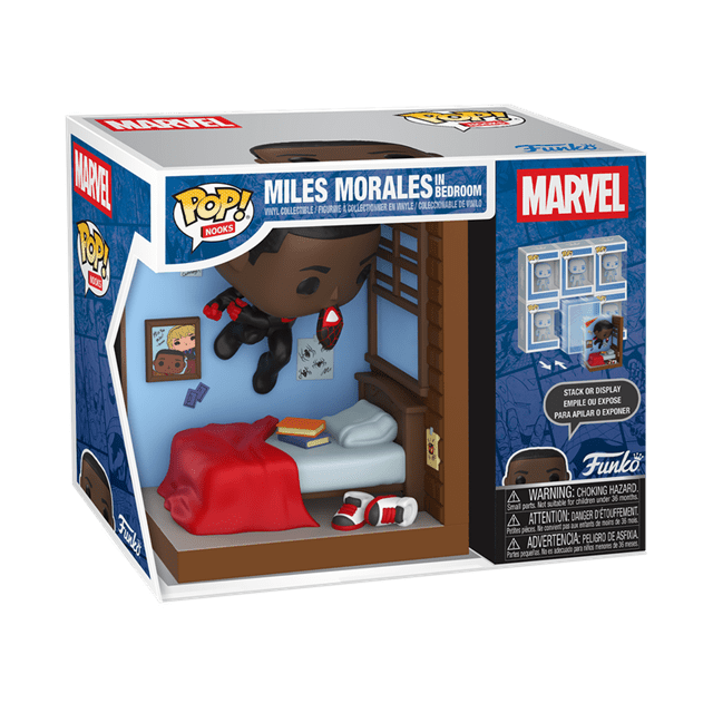 Miles Morales In Bedroom Funko Pop Vinyl: Nooks - 2