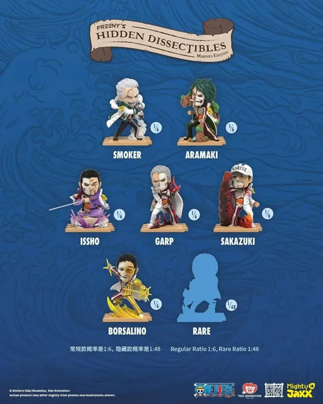 One Piece Marines Edition Freeny's Hidden Dissectibles Mighty Jaxx Blind Box - 2