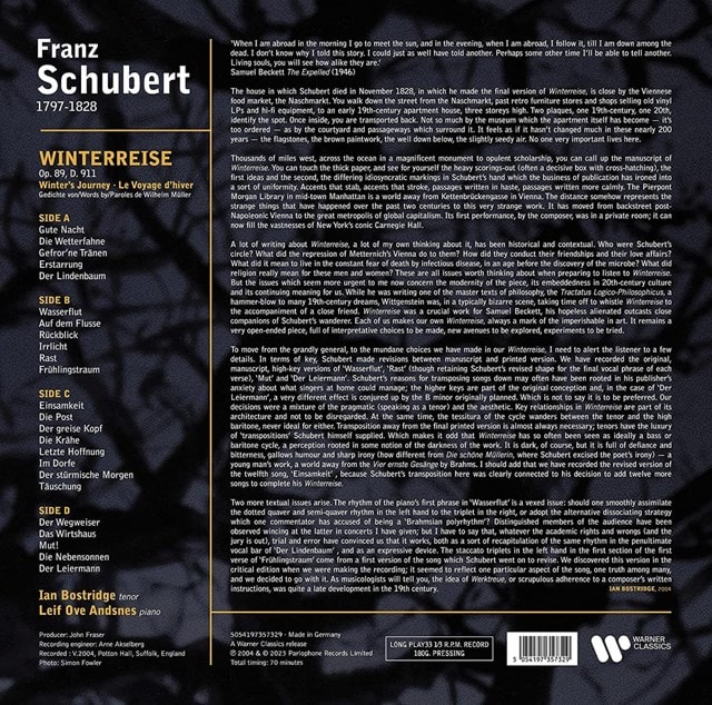 Schubert: Winterreise - 1