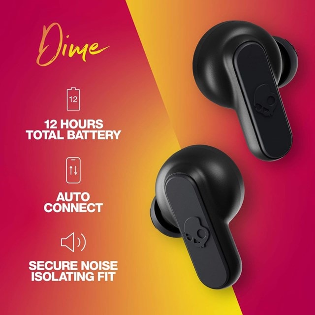 Skullcandy Dime XT True Black True Wireless Bluetooth Earphones - 2