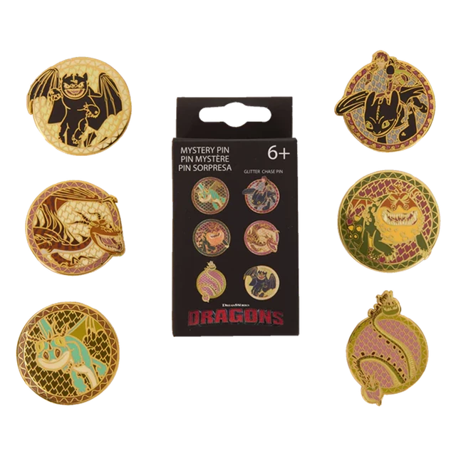 How To Train Your Dragon Loungefly Mystery Pins - 1
