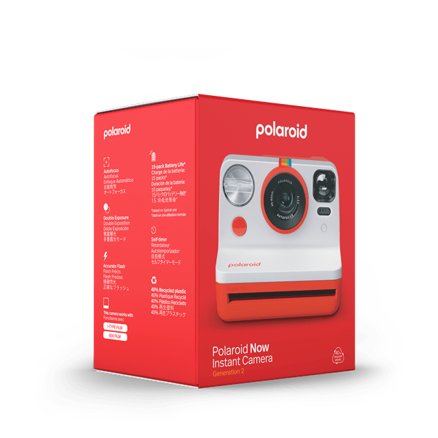 Polaroid Now Generation 2 Red Instant Camera - 7