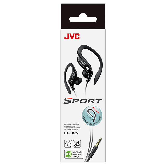 JVC HA-EB75 Black Sports Earphones - 6