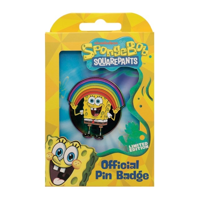 Rainbow SpongeBob SquarePants Pin Badge - 3