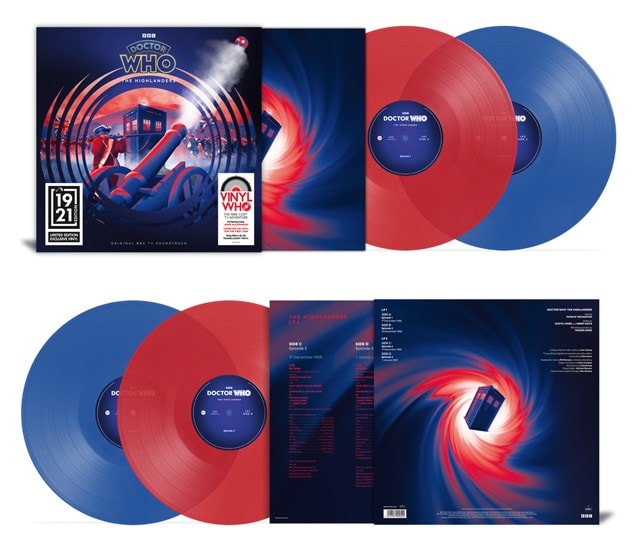 Doctor Who - The Highlanders (hmv Exclusive) 1921 Edition Translucent Red & Blue Vinyl - 1