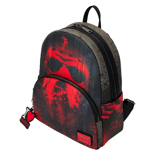 I Heart Horror Friday The 13th Loungefly Mini Backpack - 4