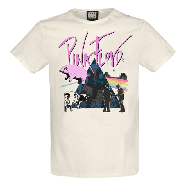 Greats Vintage White Pink Floyd Tee (Small) - 1