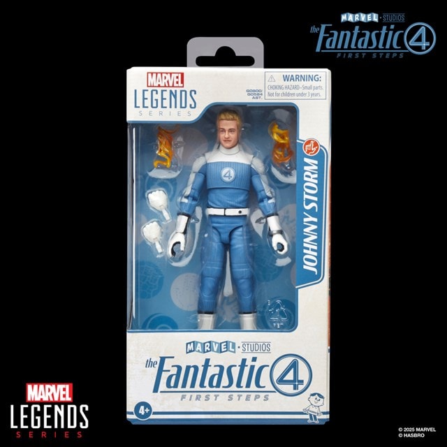 Johnny Storm Fantastic Four First Steps Marvel Legends Series Hasbro Action Figure - 8