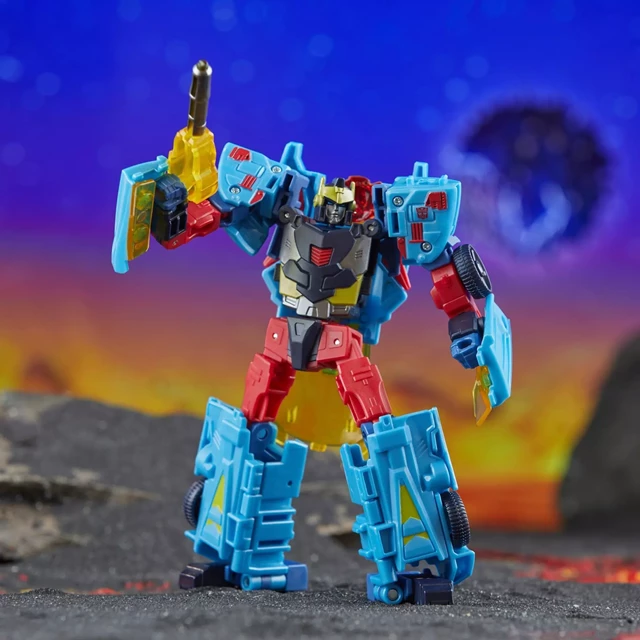 Transformers Legacy United Deluxe Class Cybertron Universe Hot Shot Hasbro Action Figure - 7