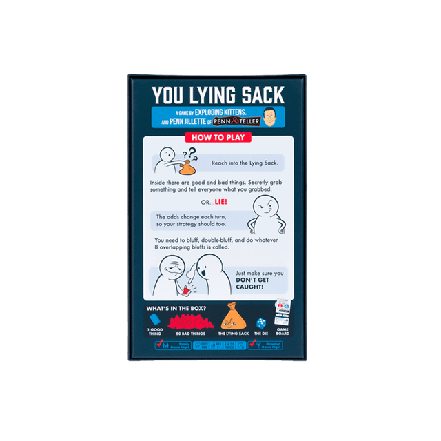 You Lying Sack Card Game - 2