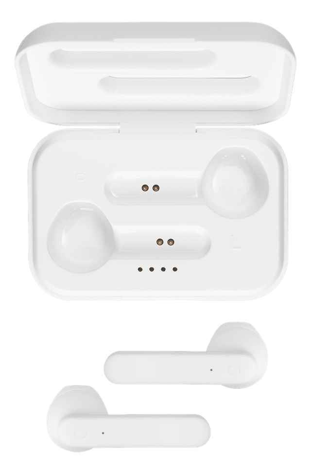 Streetz TWS-105 Matte White True Wireless Bluetooth Earphones - 3
