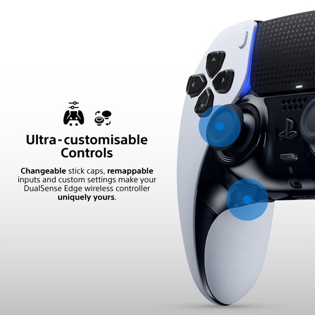Official PlayStation 5 DualSense Edge Wireless Controller - White - 3