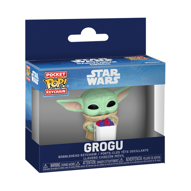Grogu With Snack The Mandalorian & Grogu Funko Pop Vinyl Keychain - 2