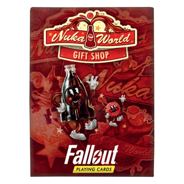 Nuka-Cola Keyring, Pin Badge & Playing Cards Fallout Gift Set - 5