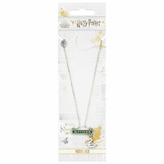 Slytherin Bar Harry Potter Necklace - 4