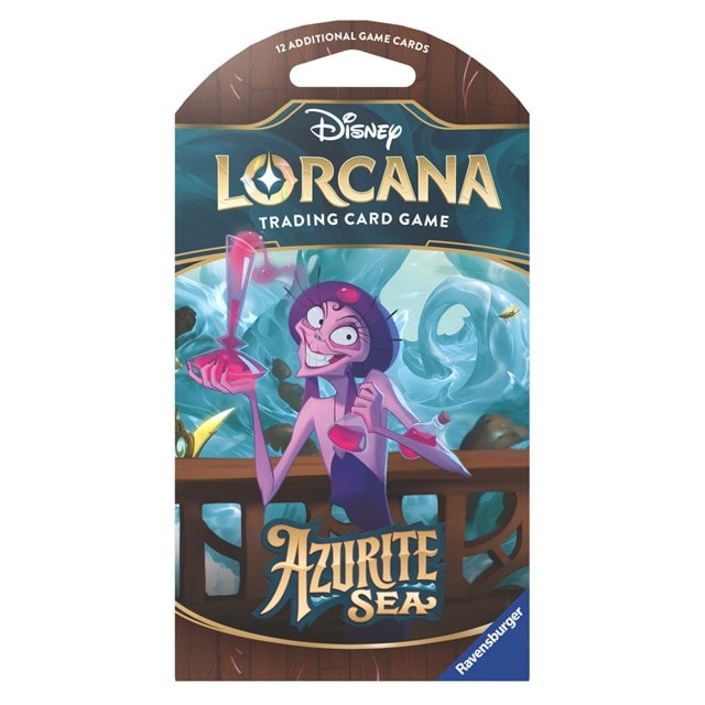 Azurite Sea Sleeved Booster Packs Disney Lorcana Trading Cards - 3