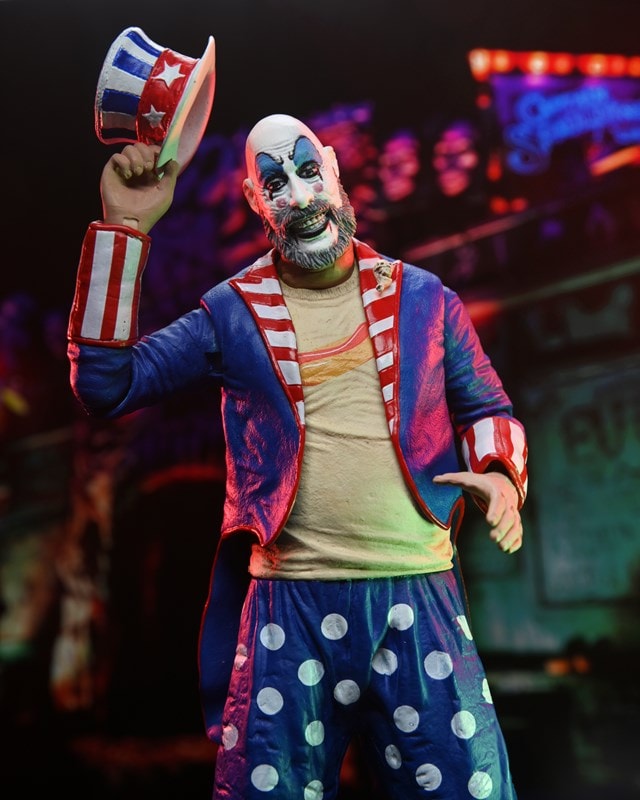 Captain Spaulding Tailcoat 20th Anniversary House Of 1000 Corpses Neca Scale Action Figure - 6