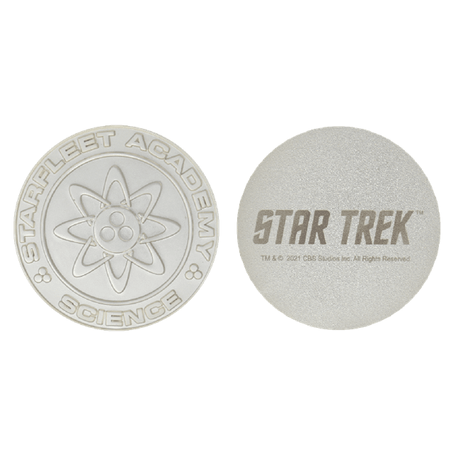 Star Trek Set Of 4 Starfleet Division Medallions In .999 Silver Plating Collectible Medallions - 10