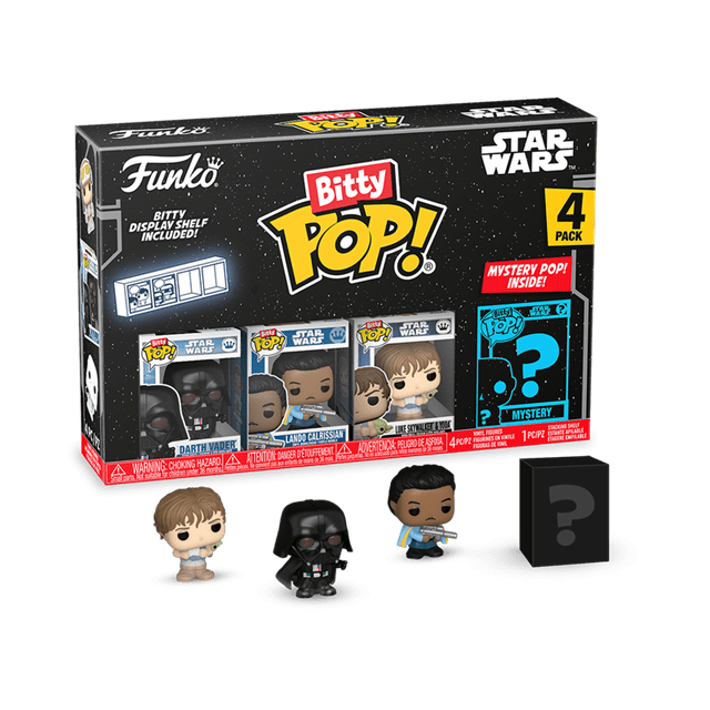 Darth Vader Star Wars Empire Strikes Back Funko Pop Bitty 4 Pack - 1