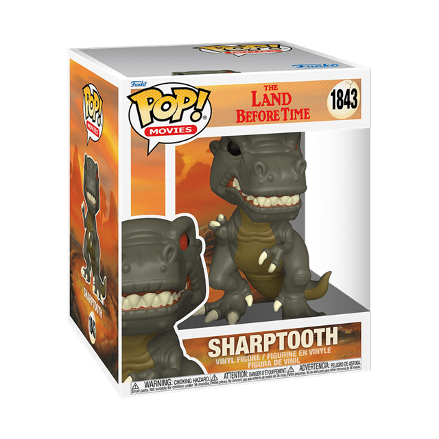 Sharptooth Tyrannosaurus 1843 The Land Before Time Funko Pop Vinyl ...