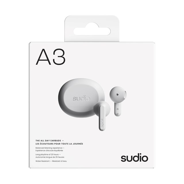 Sudio A3 Pro White True Wireless Bluetooth Earphones - 6