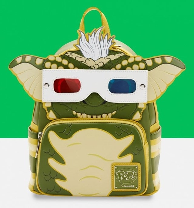 Gremlins Stripe Cosplay Mini Loungefly Backpack With Removeable 3D Glasses - 4