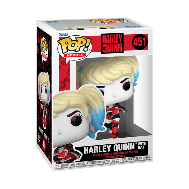 Harley Quinn With Bat (451) Harley Quinn Funko Pop Vinyl - 2