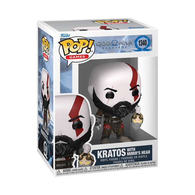 Kratos With Mimir’s Head 1340 God Of War Ragnarok Funko Pop Vinyl - 2
