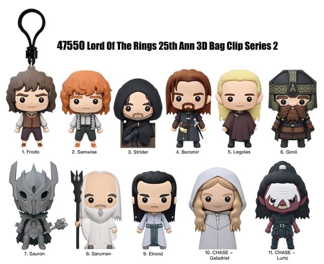 Lord Of The Rings Series 2 Bag Clips - 2