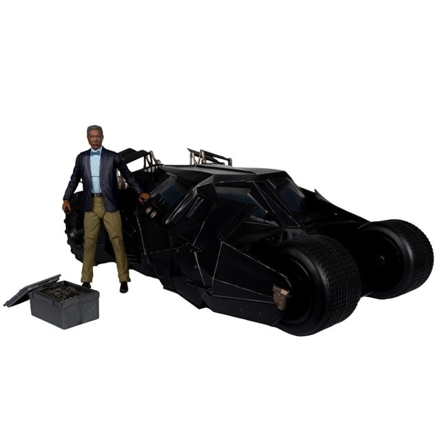 Lucius Fox & Tumbler Dark Knight Gold Label Vehicle McFarlane Figure - 1