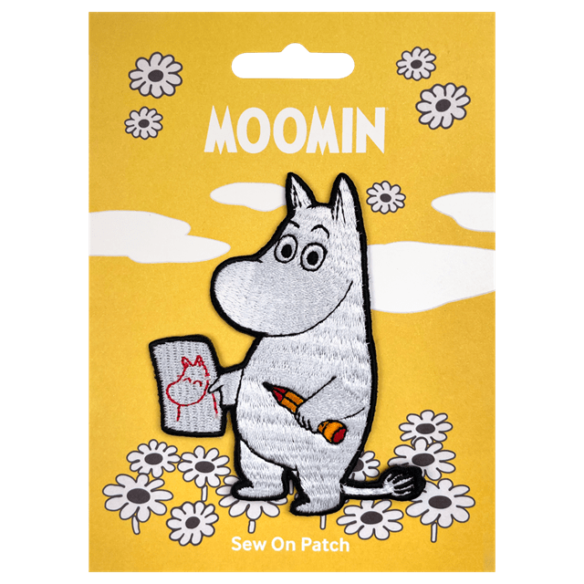 Moomins Moomintroll Drawing Sew On Patch - 2