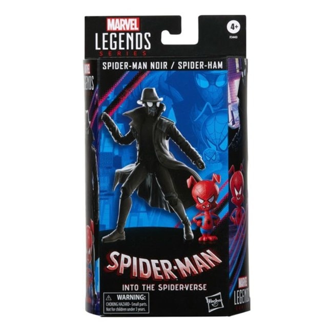 Spider-Man Noir & Spider-Ham (2 Pack) 60th Anniversary Hasbro Marvel Legends Action Figures - 6