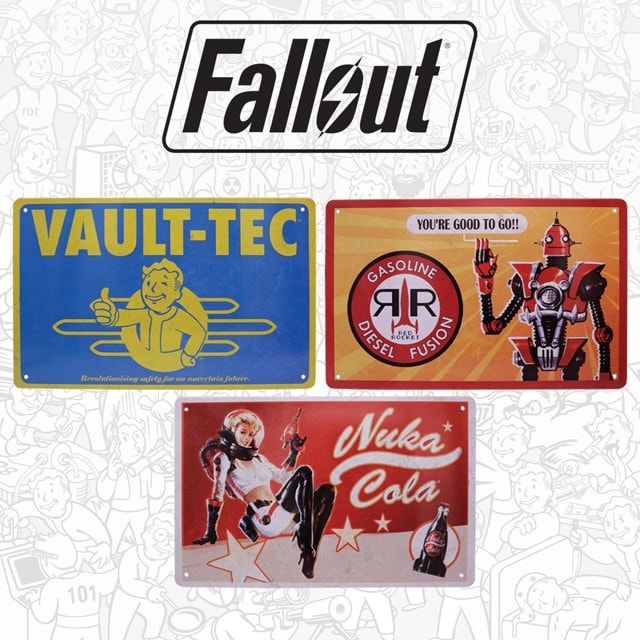 Fallout Set Tin Sign - 4